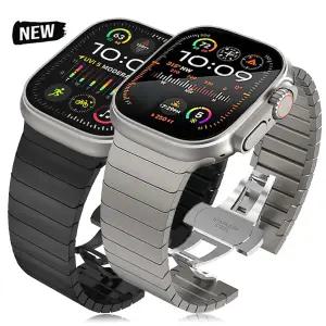 애플워치 울트라 3 2 티타늄 컬러 49mm 45mm 44mm 42mm 럭셔리 브레이슬릿 iWatch 11 46mm 41mm 9 10 스테
