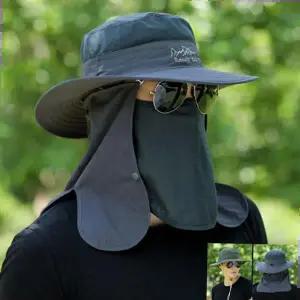 키밍 자외선 차단 썬캡 챙넓은 모자 입가림 탈부착