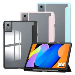 레노버 아이디어탭 케이스 11인치 샤오신패드 2025 투명 스마트 북커버 스탠딩 범퍼