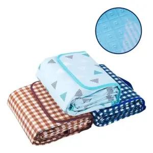 고품질 초대형 캠핑 매트 피크닉 돗자리 휴대용 대형 손잡이형 은박 (WFKG0NQ)