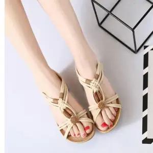 3컬러 여름 브라운 끈샌들 스트랩샌들 두시밴딩 샌달 WF65DD5