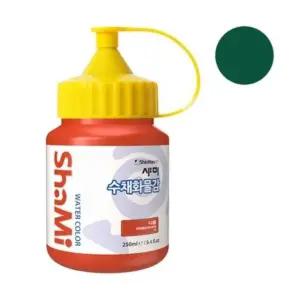 신한 샤미 수채화물감 250ml 낱색 25 짙은초록 학생용 개(1개입)