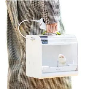 앵무새이동장 휴대용 저소음 조류 앵무새육추기 이동장