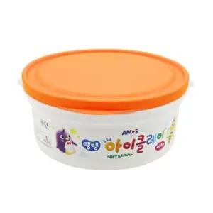 아모스 23000 탱탱아이클레이 400g 주황 점토 버켓 통(1개입) (WFKGNLO)