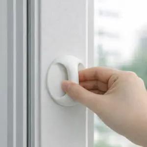 다용도 무타공 접착식 붙히는 손잡이 베란다 창문 유리문 싱크대 서랍장 가구 신발장