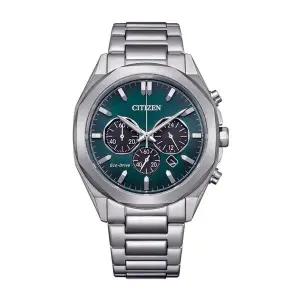 [신세계라이브쇼핑]시티즌 CA4590-81X 옥타곤 크로노 에코드라이브 남성 메탈 시계