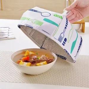 접이식 보온 음식 덮개 소형 그린 컬러 보호 주방 소품 (WFKGR80)