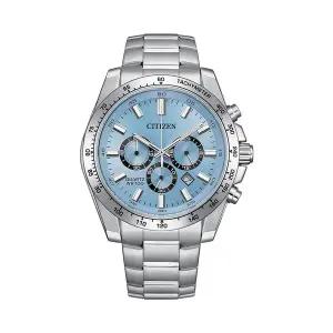 [신세계라이브쇼핑]시티즌 AN8230-59L 쿼츠 크로노그래프 블루 다이얼 남성 메탈 시계