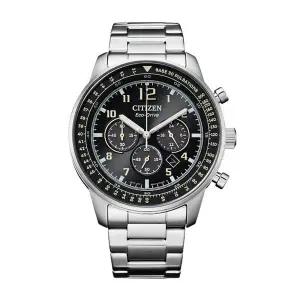 [신세계라이브쇼핑]시티즌 CA4500-83E 에코드라이브 크로노그래프 남성 메탈 시계