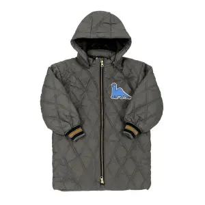 [미니로디니] 2571010397 (Dino patch quilted parka) 다이노 패치 퀄팅 파카 아동 자켓