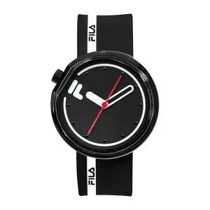 [신세계라이브쇼핑]휠라 38-161-107 하이엔드 남녀공용 실리콘 밴드 아날로그 손목 시계