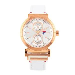 [신세계라이브쇼핑]휠라 FAT 38-005-003 남녀공용 아날로그 가죽 손목 시계