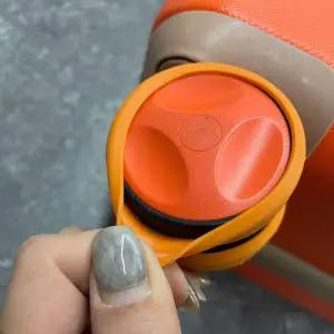 실리콘 캐리어 바퀴 커버 오렌지