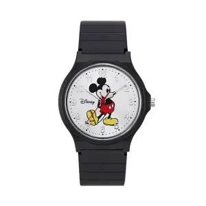 [신세계라이브쇼핑]디즈니 D11234BKW 미키포즈 남녀공용 학생 손목시계