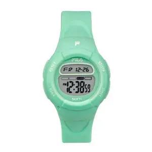 [신세계라이브쇼핑]휠라 38-213-007 여성 어린이 우레탄 밴드 전자 손목 시계