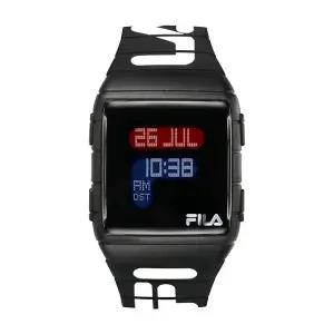 [신세계라이브쇼핑]휠라 38-105-006 남녀공용 실리콘 밴드 전자 손목 시계