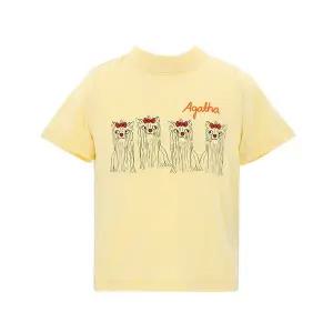 [미니로디니] 2472014323 (Agatha dogs sp ss tee) 아가타 도그 아동 반팔티