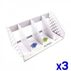 WL 데스크 4단 책꽂이 x3개 인테리어소품 책정리용품 WFLPLX7