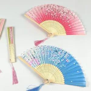 전통 합죽선 부채 매화꽃 (WFGTDYX)