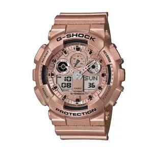 [신세계라이브쇼핑]지샥 GA-100GD-9A 빅페이스 크레이지 골드 아나디지 남성 우레탄 시계