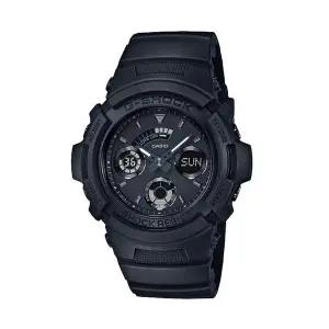 [신세계라이브쇼핑]지샥 AW-591BB-1A 남성 우레탄 아날로그 전자 시계