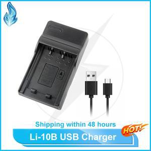 Li-10B 배터리 USB 충전기 올림푸스 디지털 카메라용 C-50 D-590