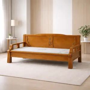 흙마루 돌침대 황토볼 흙침대 카우치 2인용 소파 CC6001W