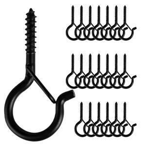 6-20PCS 안전 버클 행거 후크 방풍 나사 야외 문자열 조명 천장 식물 크리스마스