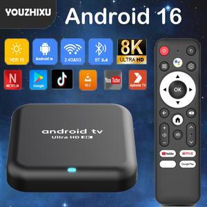 안드로이드 16 스마트 TV 박스 8GB+256GB Rockchip RK3518 Q18 구글 8K 비디오 블루투스5.4 미디어 플레이