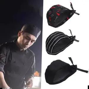 위생 메쉬 망사 리본 두건 식당 주방 업소용 작업모