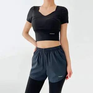 레깅스 여성 사이드슬릿 탈부착 세트 패드 허리밴딩