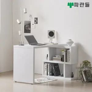 [착불배송] 파란들가구 1200x800 모듈 2단책장책상세트 인테리어책상세트