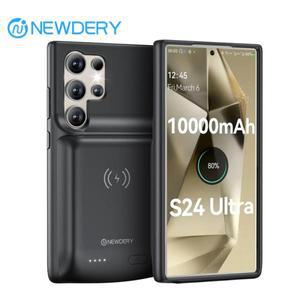 갤럭시 S24  무선 충전 배터리 케이스 휴대용 커버 외장 팩 10000mAh
