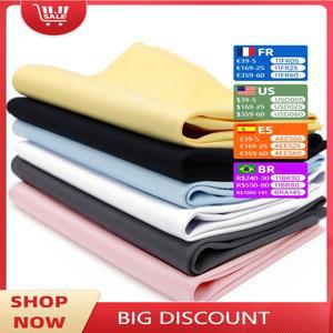 1pc 큰 크기 40x40cm 바늘 1 220gsm 안경 렌즈 극세사 청소 천 클리너 닦아 다채로운 회색 흰색 검정색