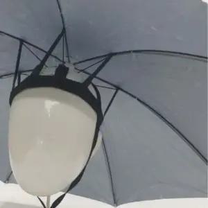 초경량우산 양산모자 머리에 쓰는 우산모자 중형 블루