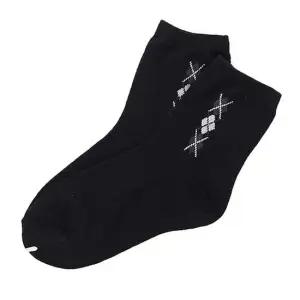 여성용 대위 캐쥬얼양말 검정 5켤레 양말