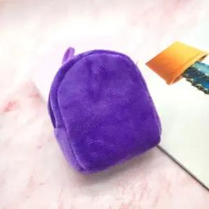 키링동전지갑 고리형미니백 미니백 동전 카드지갑 보라