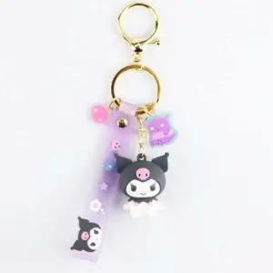 인형키링 쿠로미 캐릭터 가방장식 파우치 커플 가방장식