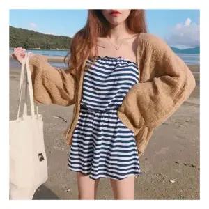 여성 오픈형 긴팔 니트 숄 가디건 여름 루즈핏 카디건