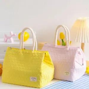 피크닉 엠보싱 쿨러백 보온보냉 백 보온백 도시락가방