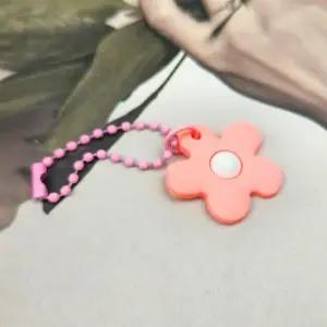 자동차키홀더 컬러 플라워 키링 핑크 가방 데이지 꽃 키홀더