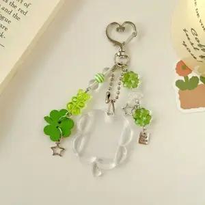 (보리별) 네잎클로버 아크릴 사진 액자 키링 추억 액자