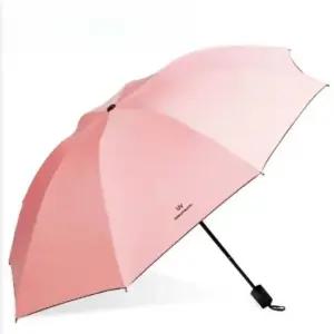 원터치3단우산 양산겸용 암막 자동 양우산 핑크