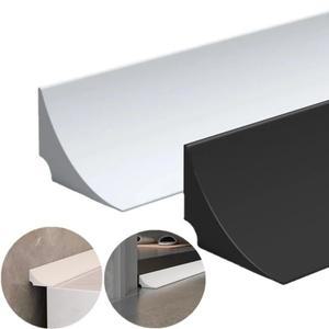 1개 22.5cm 자가 접착식 욕실 물막이 스트립 구부릴 수  문 세탁기 샤워 댐