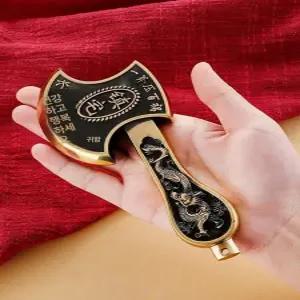 순동 무구 용품 무당 신당 불교 무속인 도교 칼 놋쇠 칠성검 대형 브러시 도끼