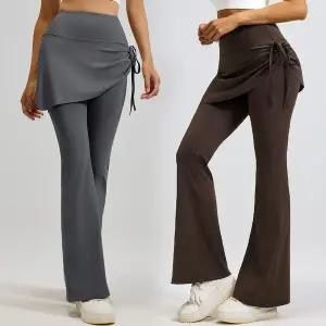 고품질 파인즈 셔링 힙커버 요가복 부츠컷 트레이닝 SD-251016 레깅스 (WFKIIZ8)