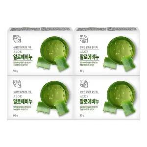 [알티피아]무궁화 자연미인 알로에 비누(90gX4개)