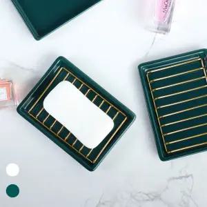 도자기 비누 트레이 받침 홀더 세라믹 비누트 세트 무지