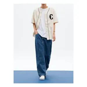 (265821BPNP) [에잇세컨즈] 릴렉스 와이드 핏 데님 팬츠 블루 195186