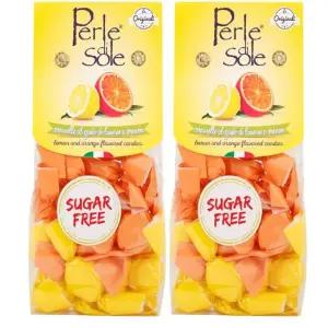 꿈꾸는비 페를레디솔레 포지타노 슈가프리 캔디 100g x 2 포지타노오렌지 레몬캔디